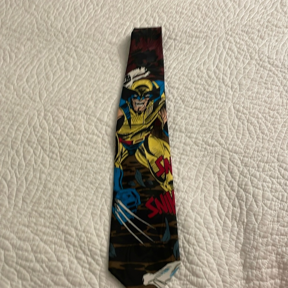 men’s Vintage Wolverine Tie Marvel Comics 1994